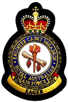 Coat of arms (crest) of the Engineer Cadet Squadron, Royal Australian Air Force
