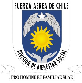 Coat of arms (crest) of the Welfare Division of the Air Force of Chile