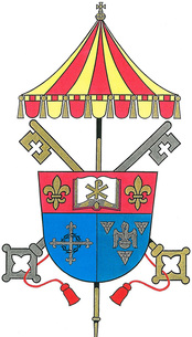 Arms (crest) of Cathedral Basilica of St. Louis King of France, New Orleans