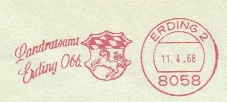 Wappen von Erding (kreis)/Coat of arms (crest) of Erding (kreis)