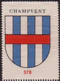 Wappen von/Blason de Champvent