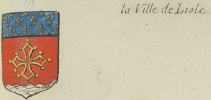 Blason de Lisle-sur-Tarn/Coat of arms (crest) of {{PAGENAME