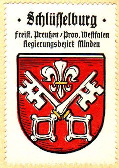 Wappen von Schlüsselburg/Coat of arms (crest) of Schlüsselburg