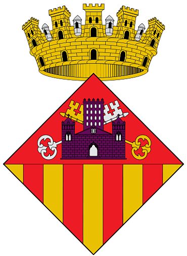 Escudo de Sant Cugat del Vallès/Arms (crest) of Sant Cugat del Vallès