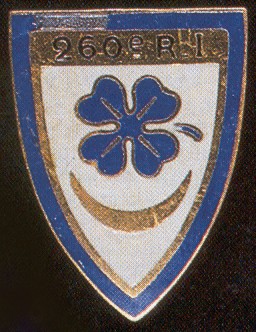 Coat of arms (crest) of the 260th Infantry Regiment, French Army