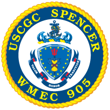 Coat of arms (crest) of the USCGC Spencer (WMEC-905)