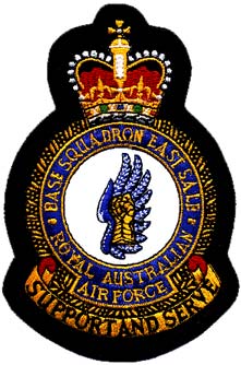 Coat of arms (crest) of the Base Squadron East Sale, Royal Australian Air Force