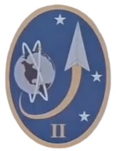 Coat of arms (crest) of the 2nd Space Launch Squadron, US Space Force
