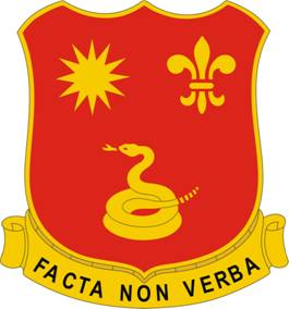 Arms of 143rd Field Artillery Regiment, California Army National Guard