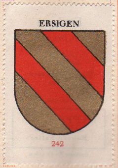 Wappen von/Blason de Ersigen