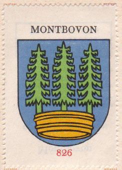 Wappen von/Blason de Montbovon