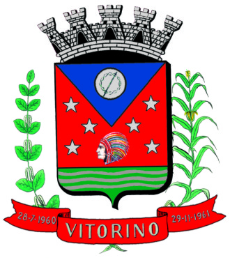 Arms (crest) of Vitorino (Paraná)