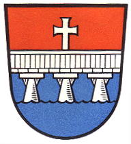 Wappen von Garching an der Alz/Arms (crest) of Garching an der Alz