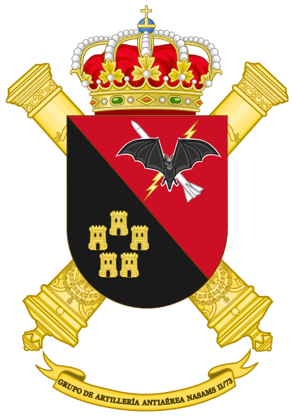 File:NASAMS Air Defence Artillery Group II-73, Spanish Army.png