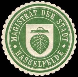 Wappen von Hasselfelde/Coat of arms (crest) of Hasselfelde