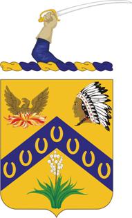 Coat of arms (crest) of the 7th Cavalry Regiment, US Army