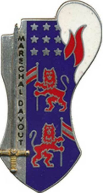 Coat of arms (crest) of the Promotion 1977-1979 Maréchal Davout of the Special Military School Saint-Cyr Coëtquidan, French Army