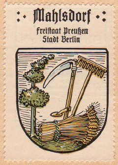 Wappen von Mahlsdorf/Coat of arms (crest) of Mahlsdorf