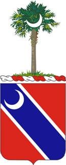 Coat of arms (crest) of 122nd Engineer Battalion, South Carolina Army National Guard