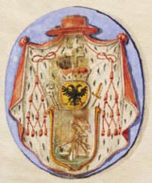 Arms (crest) of Augustin Johann Joseph Gruber