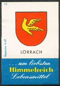Wappen von Lörrach/Coat of arms (crest) of Lörrach