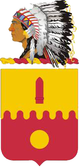 Coat of arms (crest) of 160th Field Artillery Regiment, Oklahoma Army National Guard