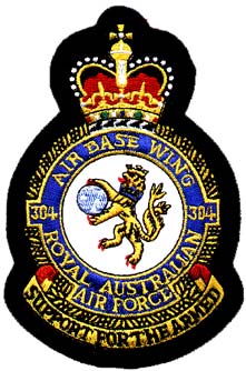 Coat of arms (crest) of the No 304 Air Base Wing, Royal Australian Air Force