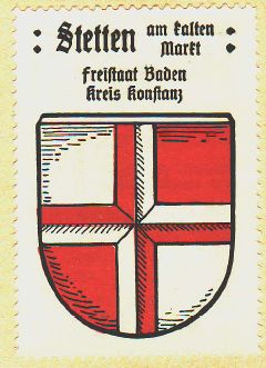 Wappen von Stetten am kalten Markt/Coat of arms (crest) of Stetten am kalten Markt