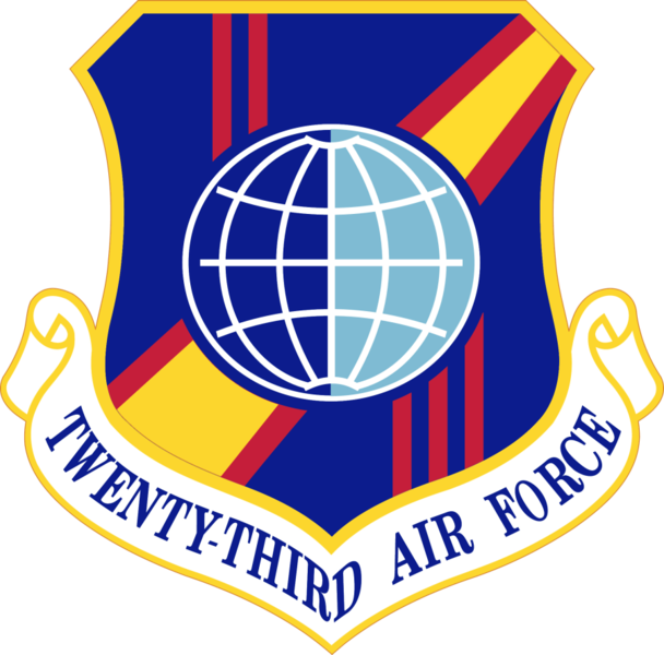 File:23rd Air Force, US Air Force.png