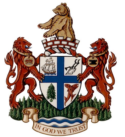 Arms (crest) of New Westminster