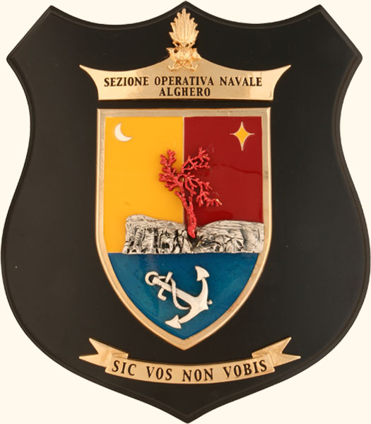 Coat of arms (crest) of Alghero Naval Operative Section, Financial Guard