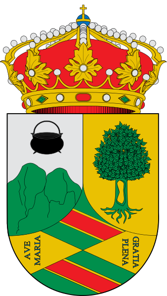 Escudo de Hoyo de Manzanares/Arms (crest) of Hoyo de Manzanares