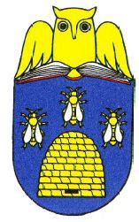 Arms (crest) of Gymnázium Sv. Jána Zlatoústeho (Humenné)