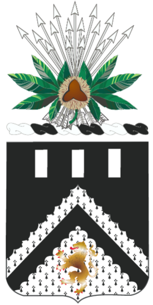 Coat of arms (crest) of the 112th Engineer Battalion, Ohio Army National Guard