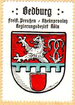 Wappen von Bedburg/Coat of arms (crest) of Bedburg