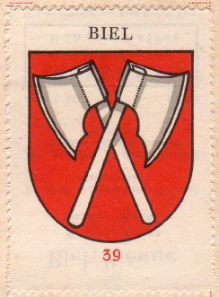 Wappen von/Blason de Biel/Bienne