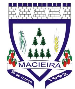 Brasão de Macieira (Santa Catarina)/Arms (crest) of Macieira (Santa Catarina)