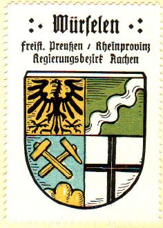 Wappen von Würselen/Coat of arms (crest) of Würselen