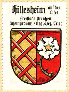 Wappen von Hillesheim (Eifel)/Coat of arms (crest) of Hillesheim (Eifel)