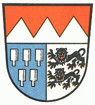 Wappen von Ochsenfurt (kreis)/Arms (crest) of Ochsenfurt (kreis)
