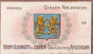 Wapen van Giessen Nieuwkerk/Coat of arms (crest) of Giessen Nieuwkerk