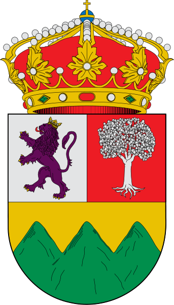 Escudo de Villanueva de la Sierra (Cáceres)/Arms (crest) of Villanueva de la Sierra (Cáceres)