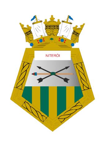 Coat of arms (crest) of the Frigate Niterói, Brazilian Navy