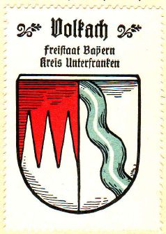 Wappen von Volkach/Coat of arms (crest) of Volkach