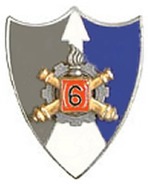 Coat of arms (crest) of the 6th Materiel Regiment, French Army