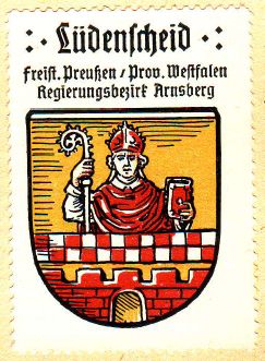 Wappen von Lüdenscheid/Coat of arms (crest) of Lüdenscheid