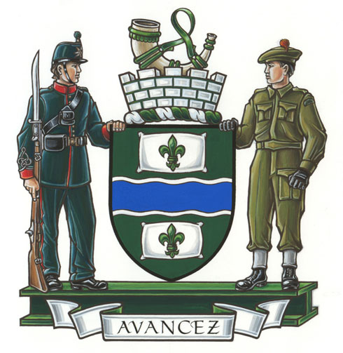 Arms (crest) of Huntingdon (Quebec)