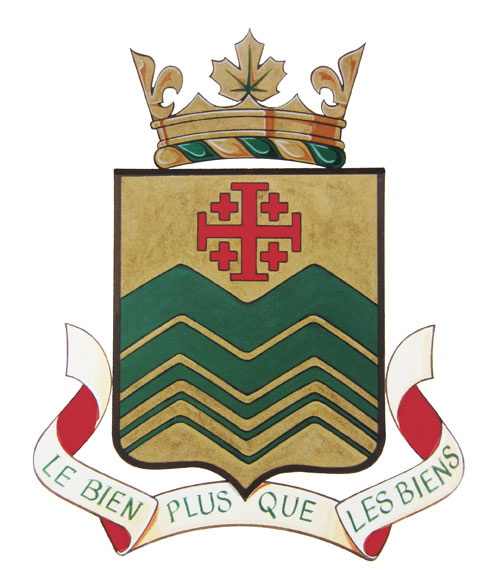 Arms (crest) of Saint-Cyrille de Lessard