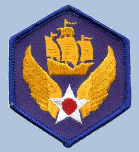 Coat of arms (crest) of the 6th Air Force. US Air Force
