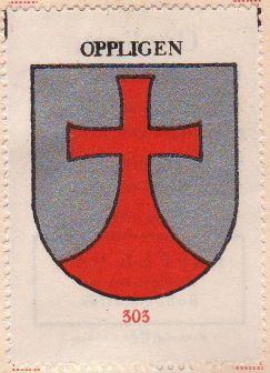 Wappen von/Blason de Oppligen